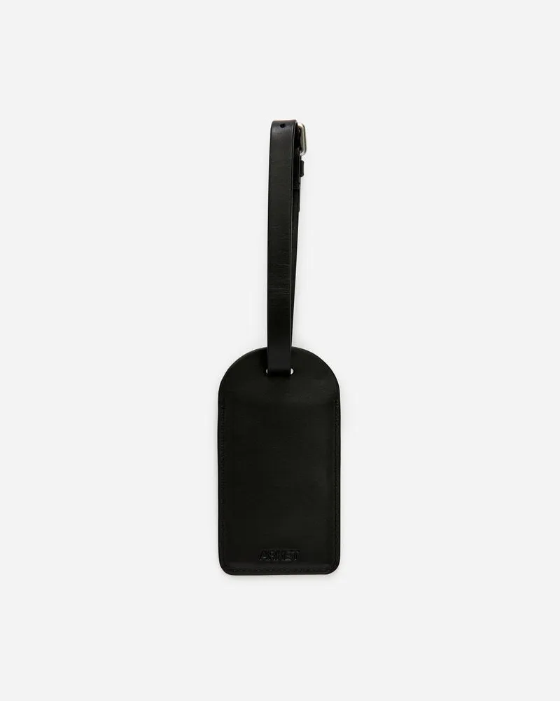 Arket Gepäckanhänger Aus Leder - Schwarz Schwarz