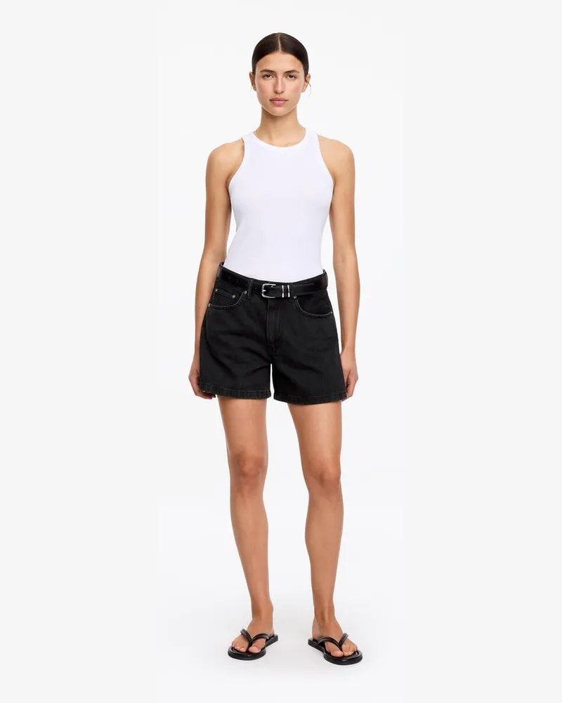 Arket Jeansshorts -Schwarz Schwarz