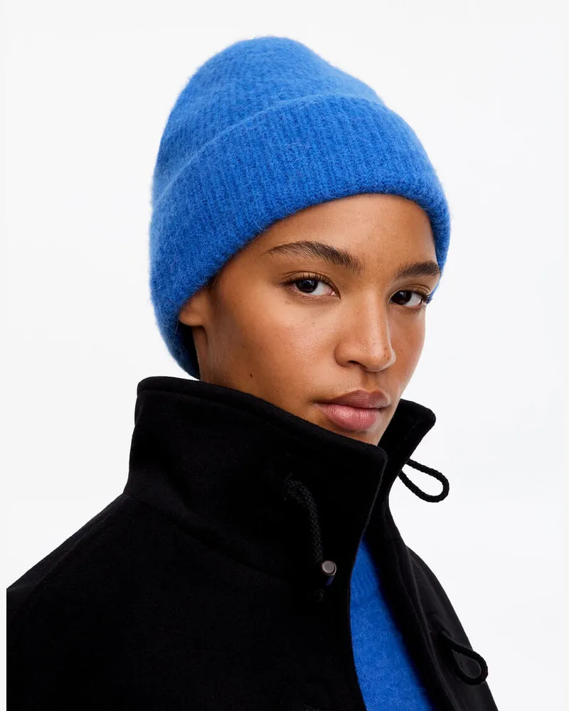 Arket Beanie Aus Alpakawollmischung -Blau Blau