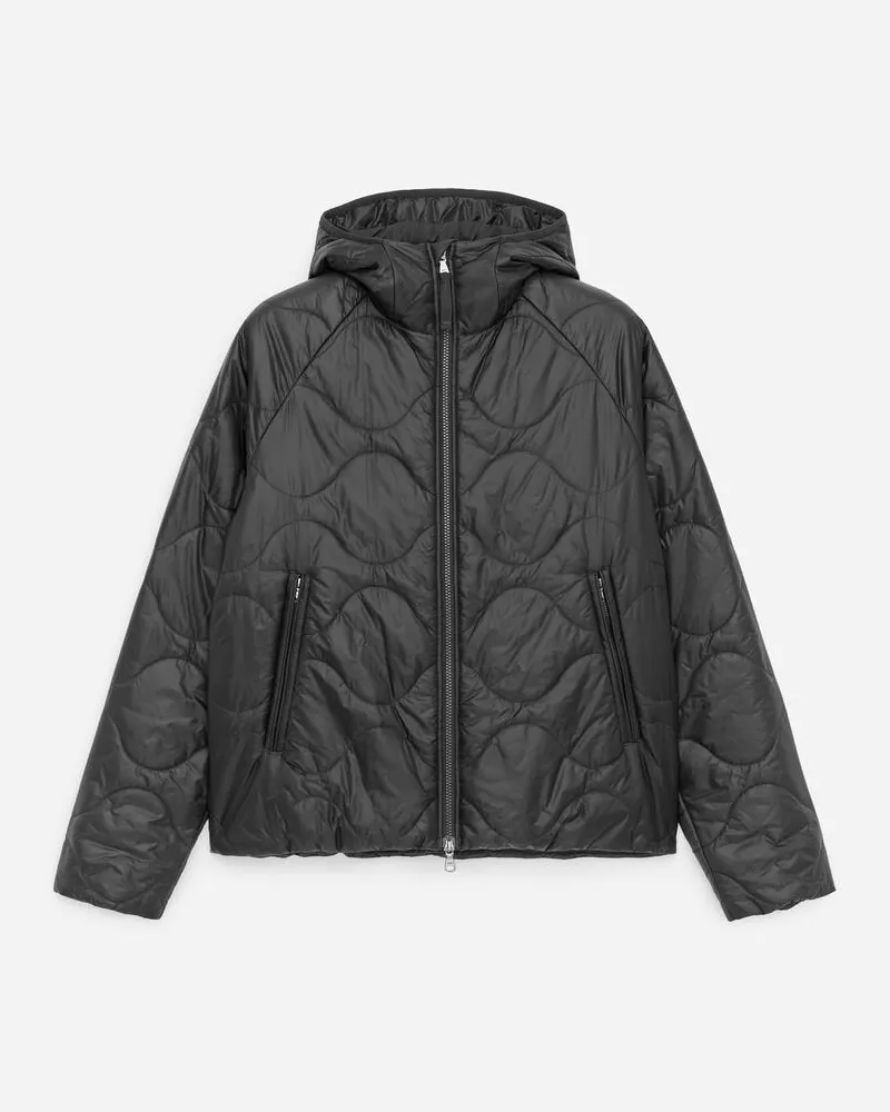 Arket ARKET ACTIVE Kapuzenjacke -Schwarz Schwarz