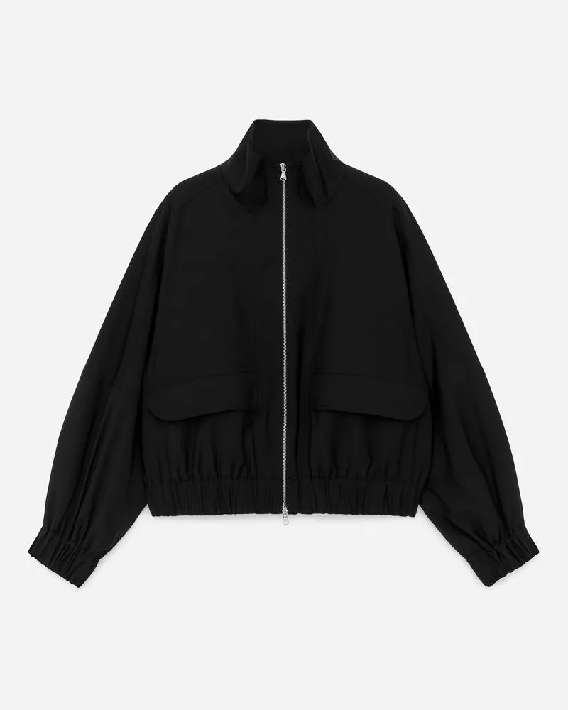 Arket Sportliche Jacke -Schwarz Schwarz