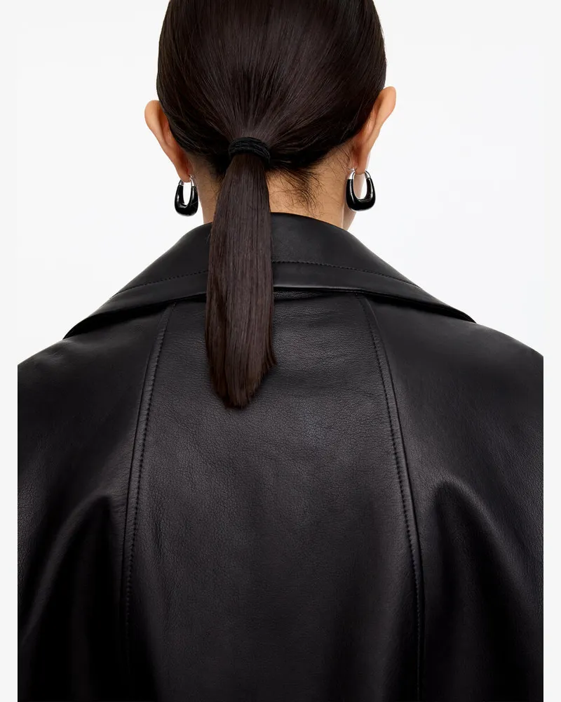 Arket Chunky Ohrringe -Schwarz Schwarz