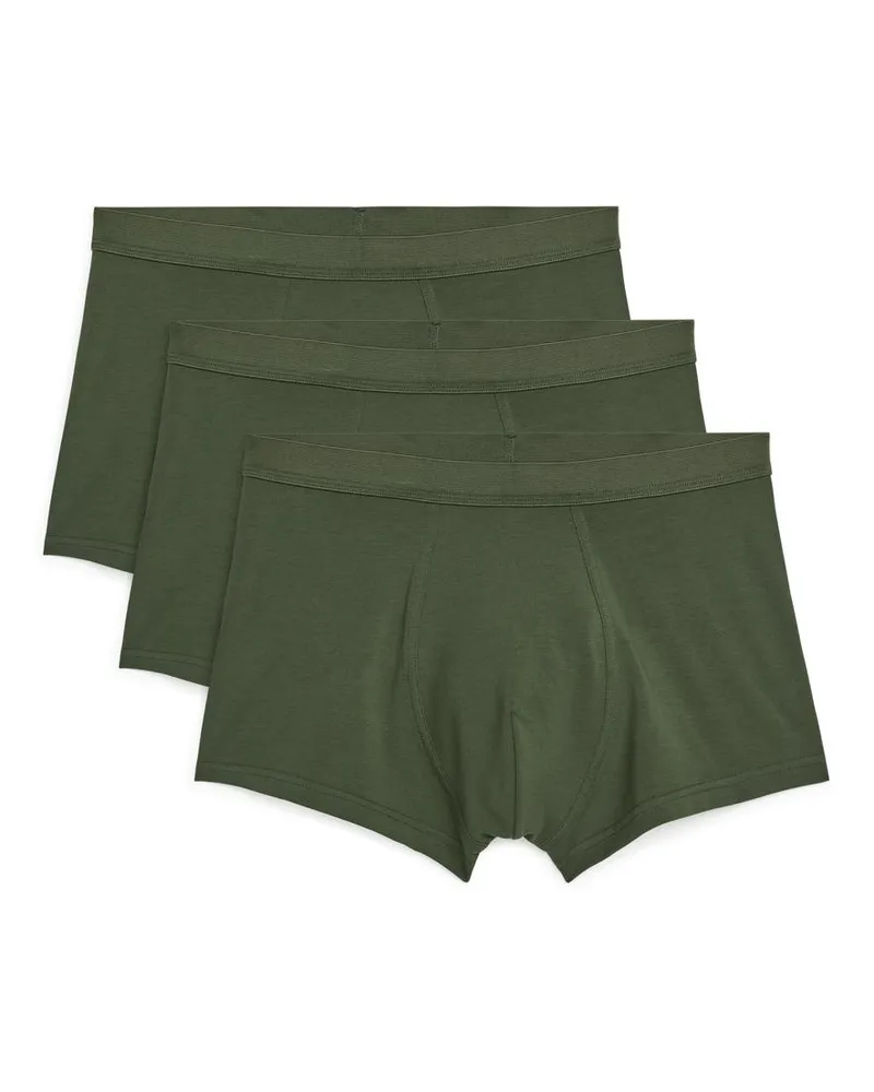 Arket Boxer Aus Jersey 3er-Set -Grün Grün