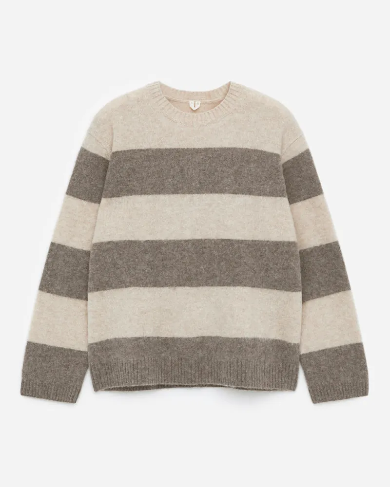 Arket Wollpullover - Beige|Braun|Mehrfarbig Beige