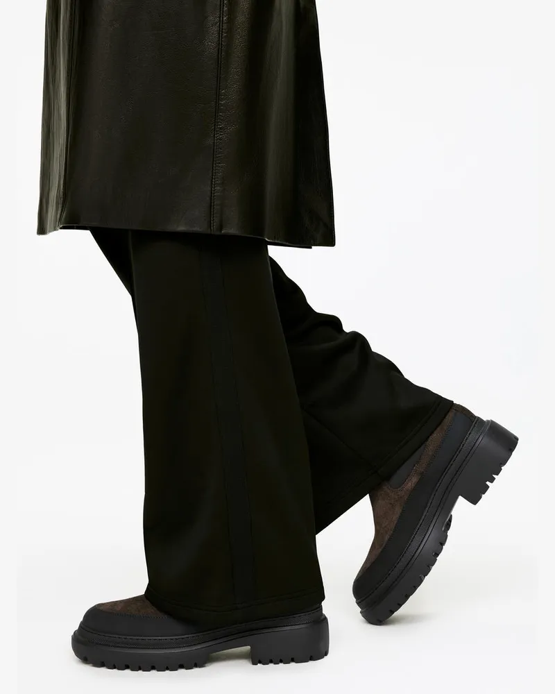 Arket Winterstiefel Aus Veloursleder -Braun Braun