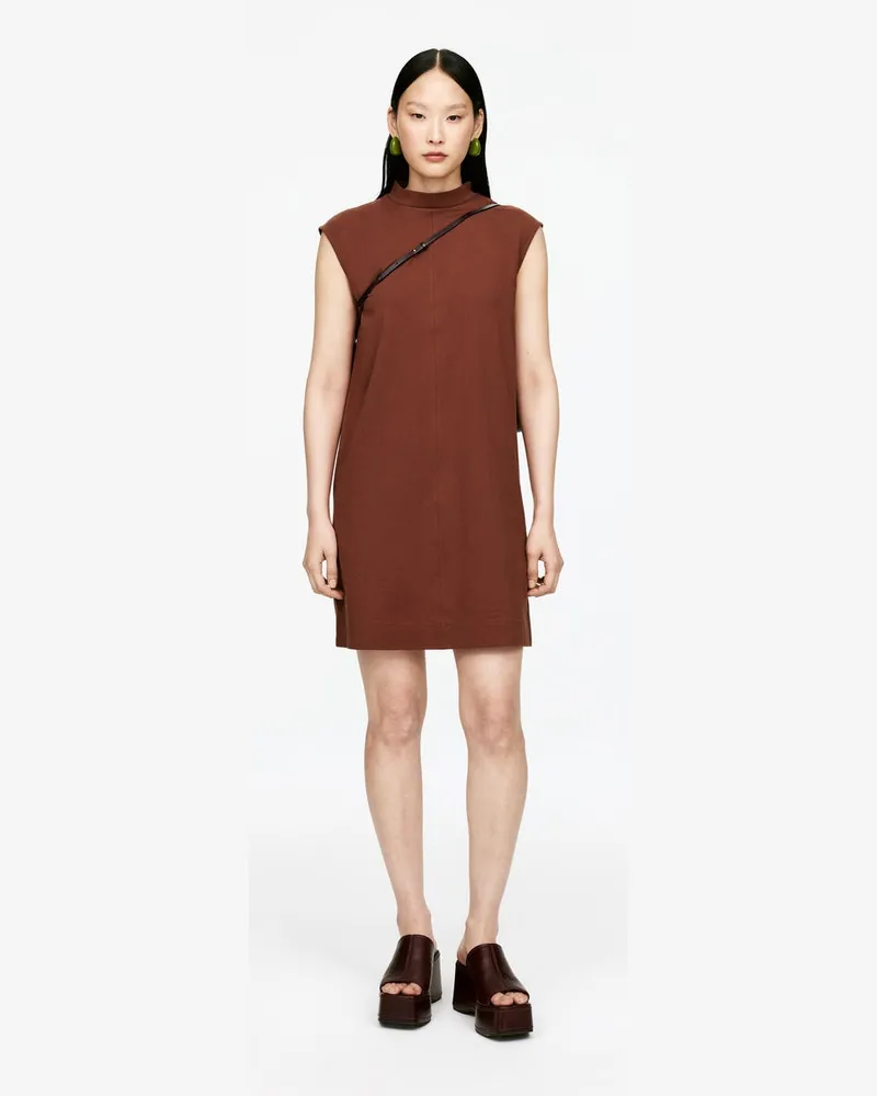 Arket Minikleid Mit Flügelärmeln -Orange Orange