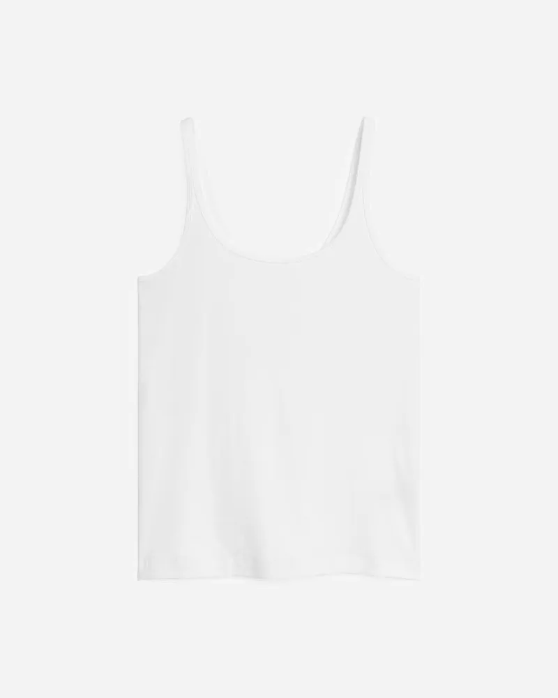 Arket Geripptes Tanktop - Weiß Weiß