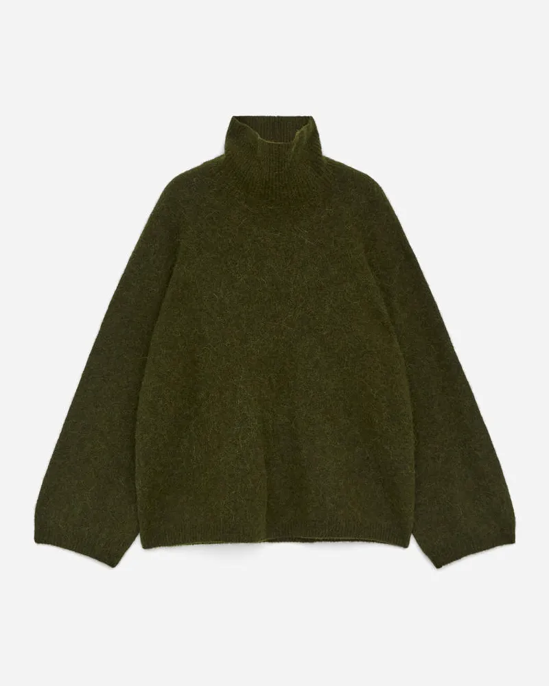 Arket Rollkragenpullover -Grün Grün
