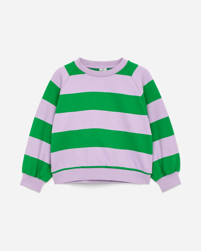 Arket Legeres Sweatshirt - Lila|Grün|Mehrfarbig Flieder