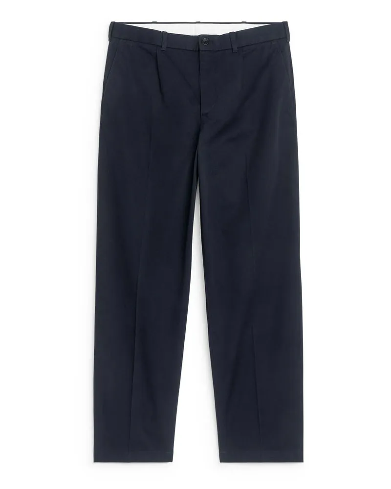 Arket Chinohose Aus Baumwolltwill -Blau Blau