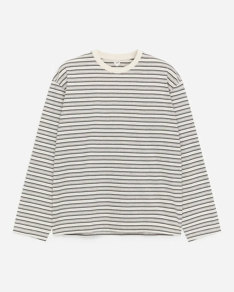 Arket Lockeres Langarmshirt -Schwarz Schwarz
