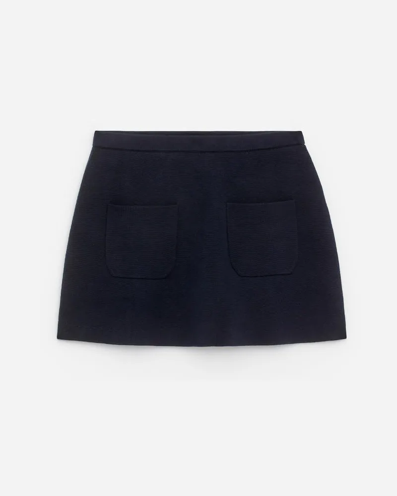 Arket Mini-Strickrock -Blau Blau