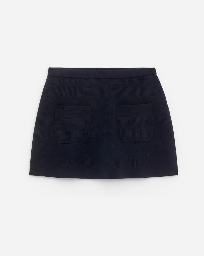 Arket Mini-Strickrock -Blau Blau