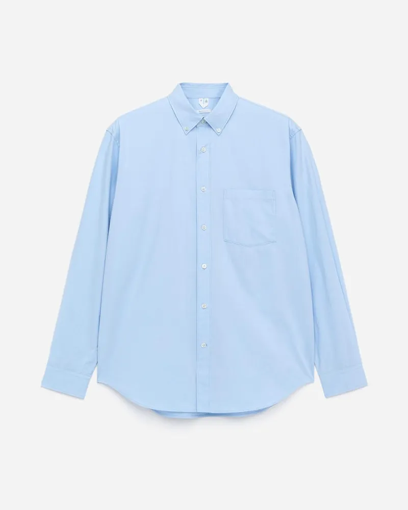 Arket Legeres Popeline-Hemd -Blau Blau