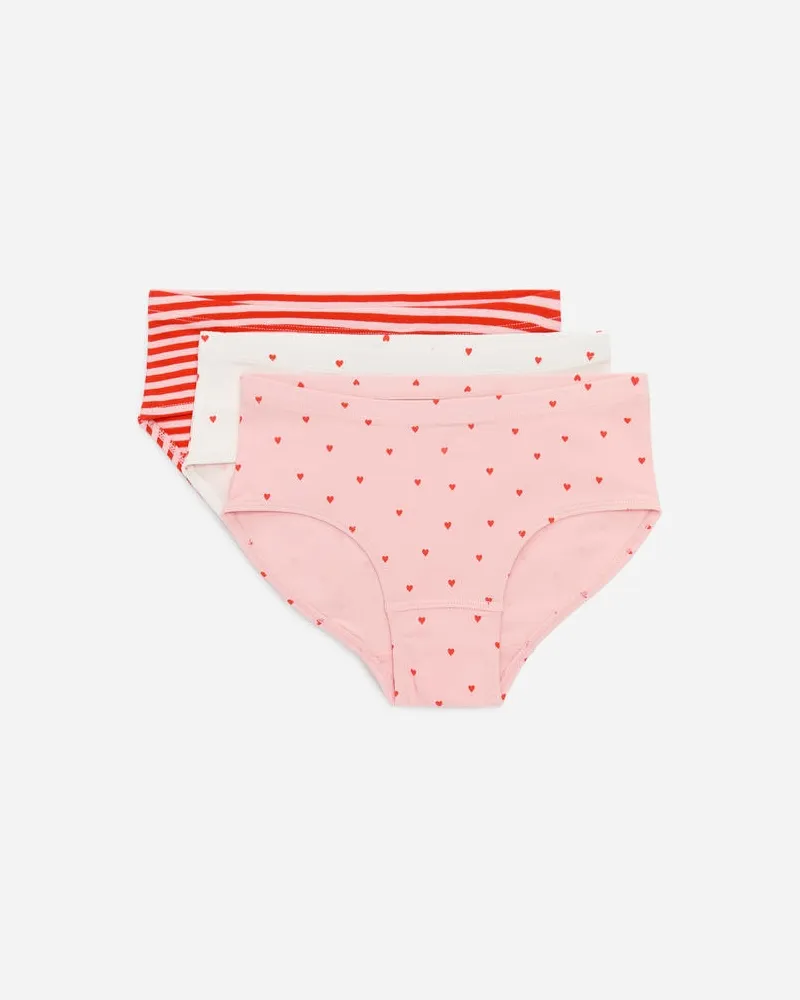 Arket Slips Aus Baumwolljersey 3er-Set -Weiß Weiß