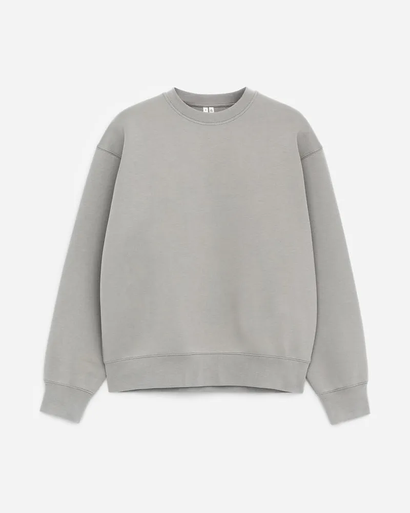 Arket Sweatshirt Aus Baumwollmischung -Grau Grau