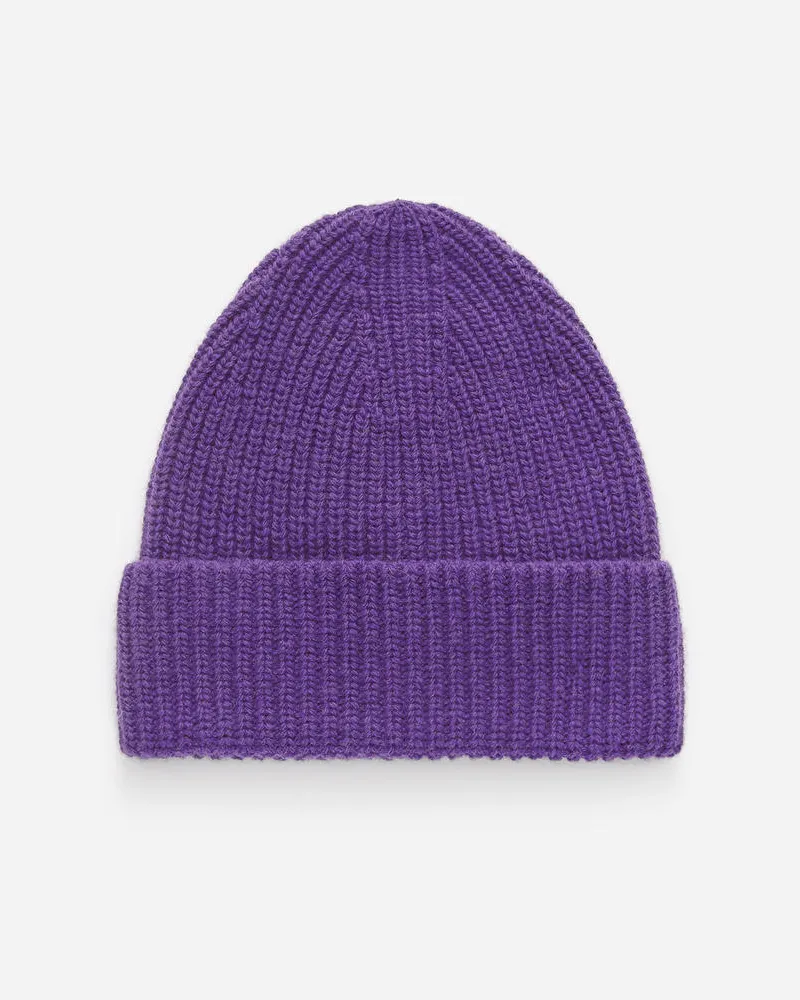 Arket Woll-Beanie -Lila Lila