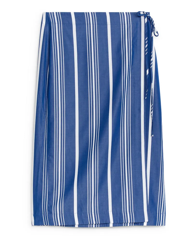Arket Wickelrock Aus Lyocell -Blau Blau