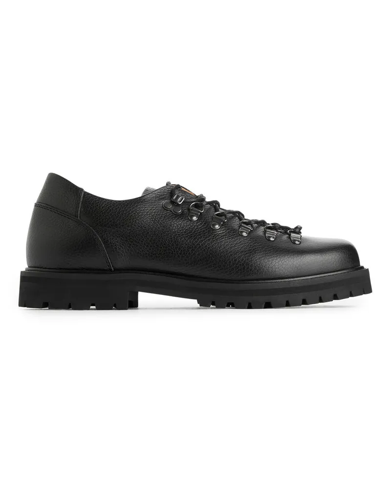Arket Wanderschuh Aus Leder - Schwarz Schwarz