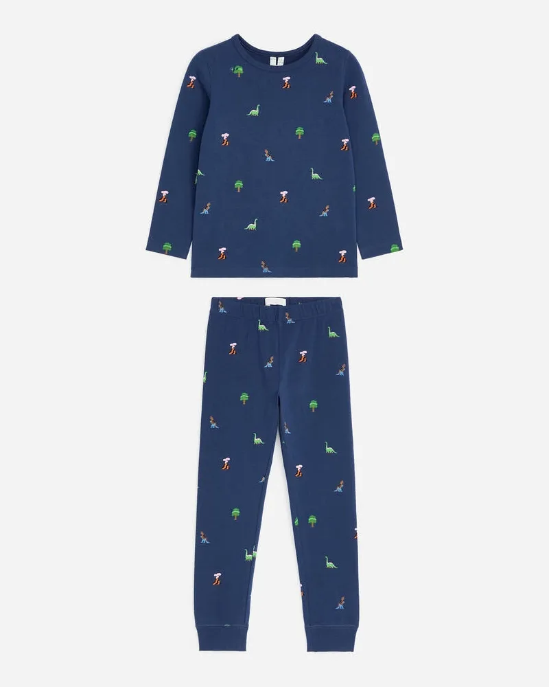 Arket Jersey-Pyjama -Blau Blau
