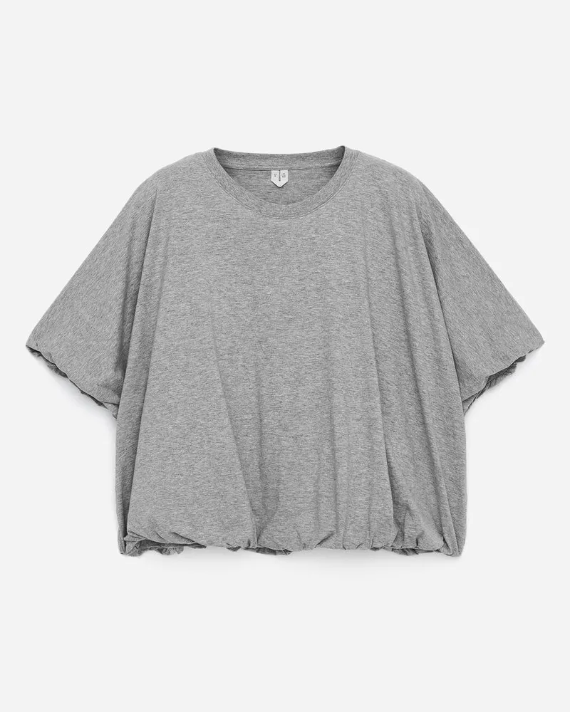 Arket T-Shirt Mit Bubble-Saum -Grau Grau