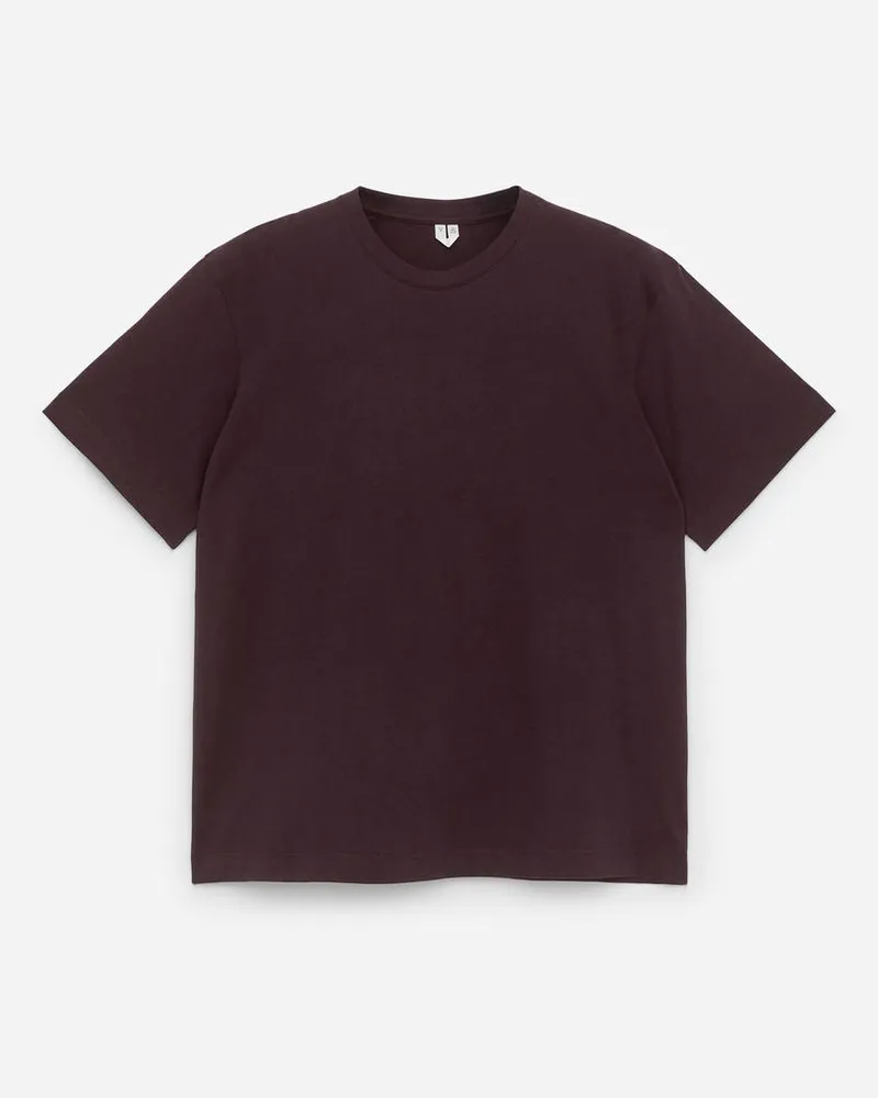 Arket Lockeres T-Shirt 220 GSM -Rot Rot