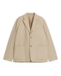 Arket Strukturierter Blazer Beige