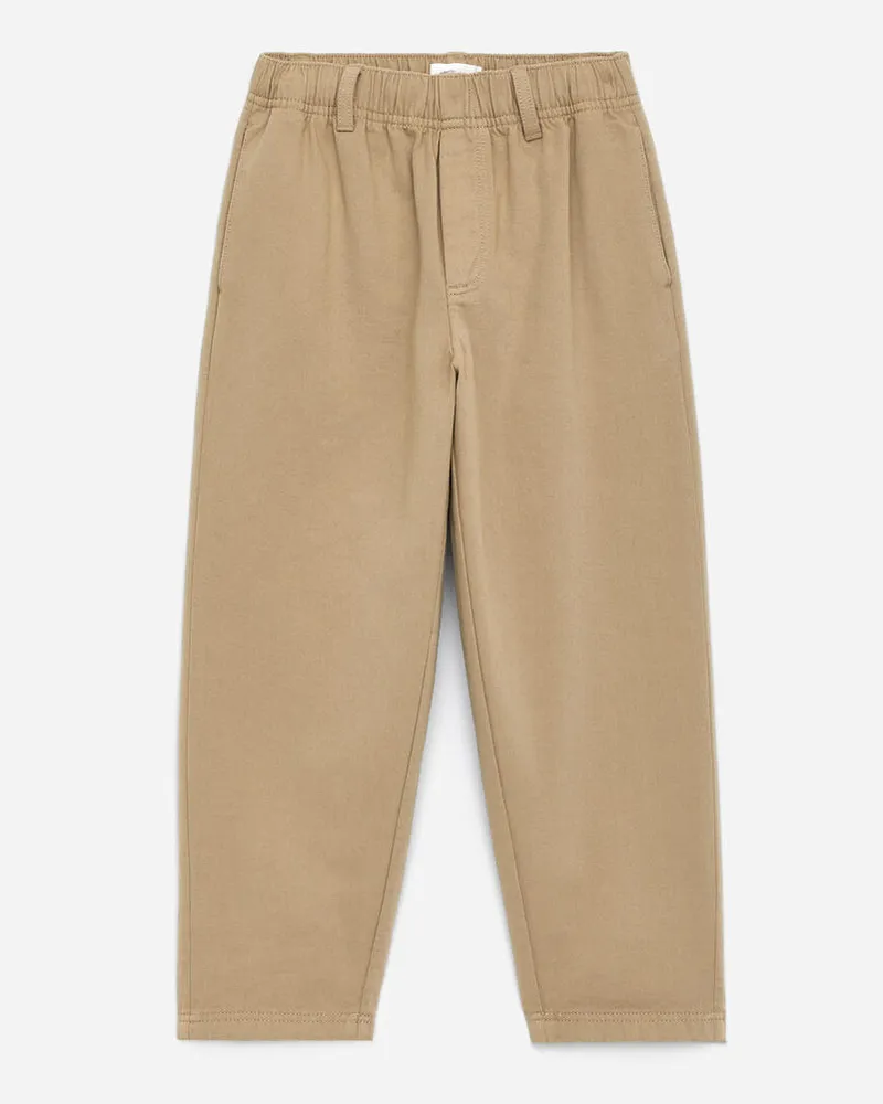 Arket Baumwoll-Chino Mit Schmal Zulaufendem Bein -Beige Beige