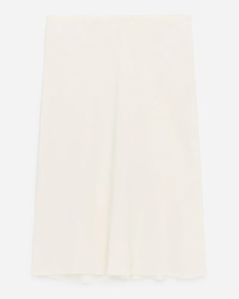 Arket Midirock Aus Chiffon -Weiß Weiß
