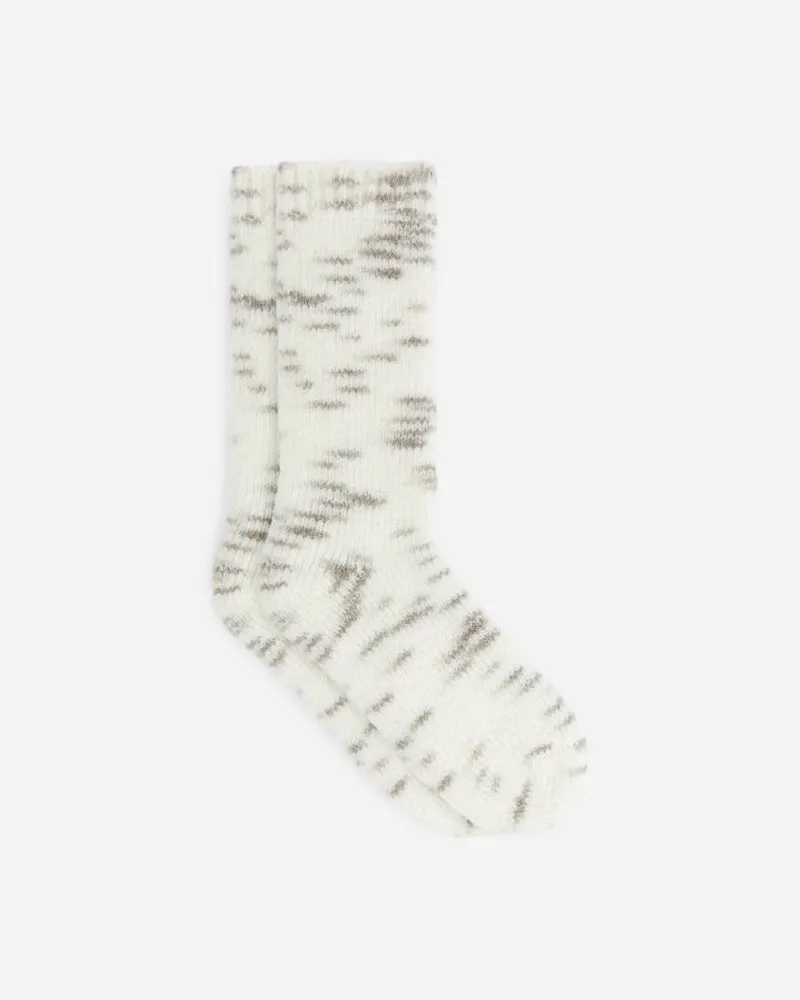 Arket Grobstricksocken Mit Space-Dye-Färbung - Weiß|Grau|Mehrfarbig Weiß