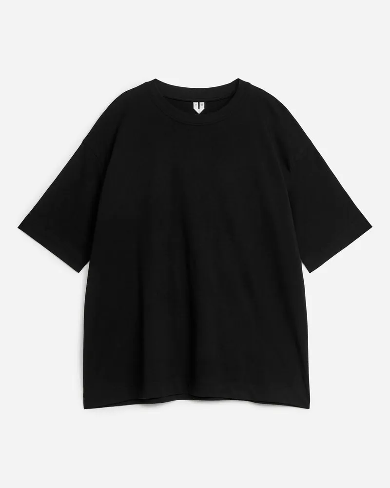 Arket Shiro Lockeres T-Shirt - Schwarz Schwarz