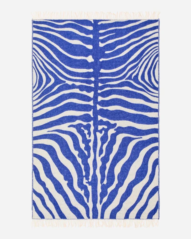 Arket Wolldecke Von Klippan -Blau Blau