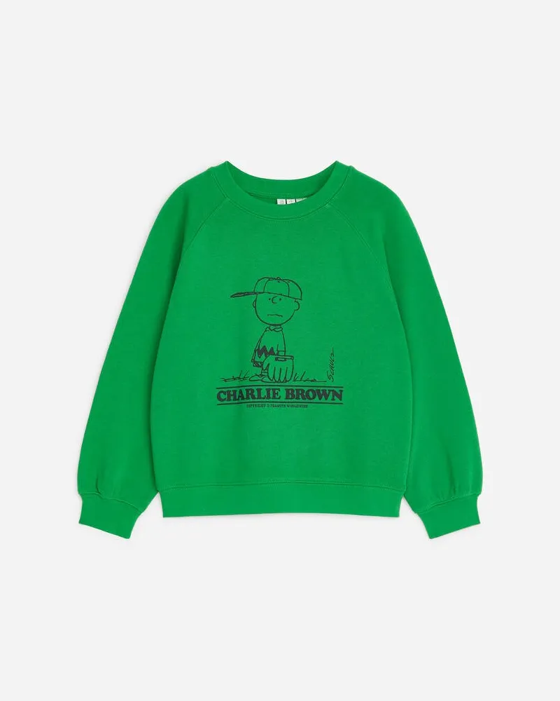 Arket Peanuts Sweatshirt -Grün Grün