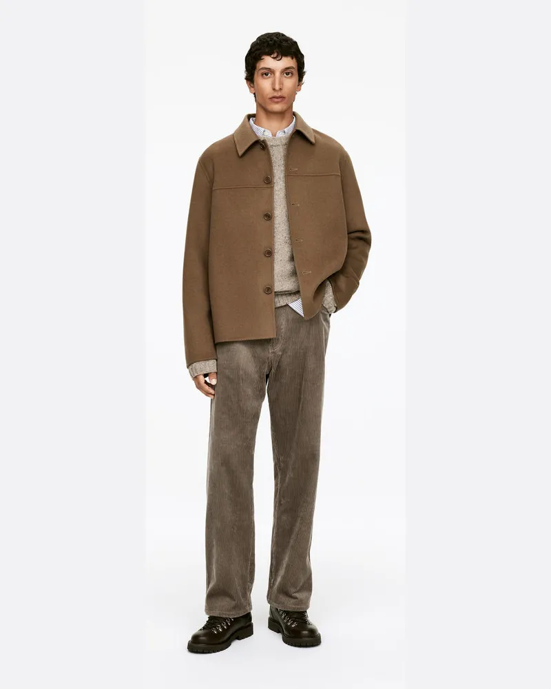 Arket Wanderschuh Aus Leder -Braun Braun