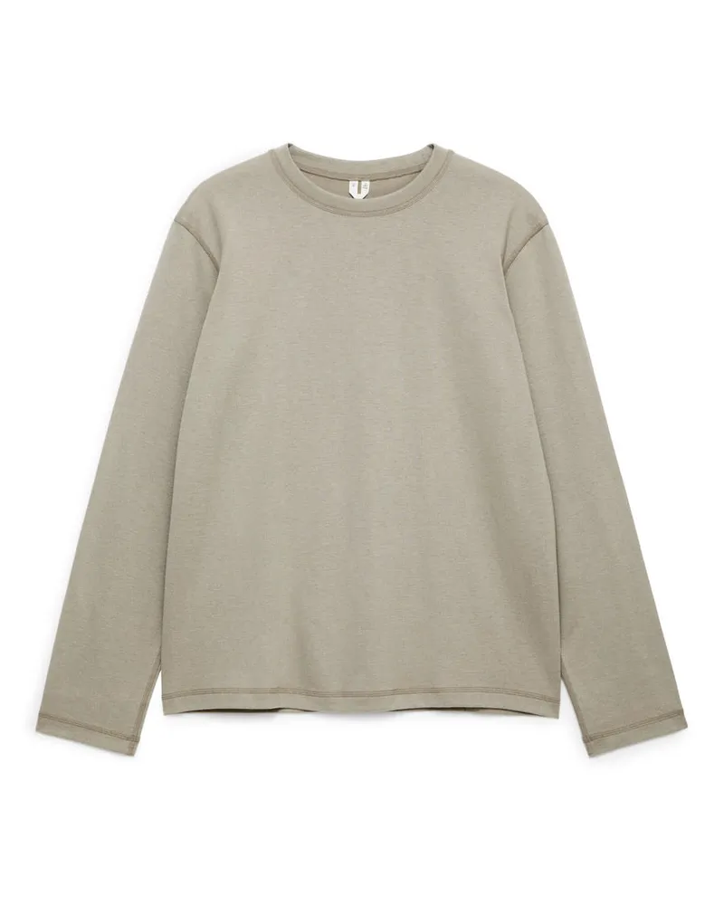 Arket Langärmeliges Oberteil Von Active -Beige Beige