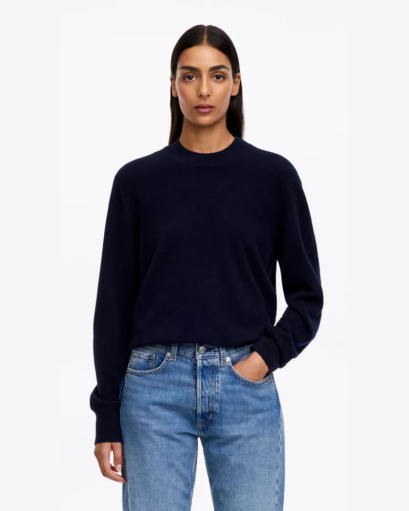 Arket Pullover Aus Merinowolle -Blau Blau