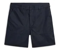 Utility-Shorts aus Baumwolle Und Leinen