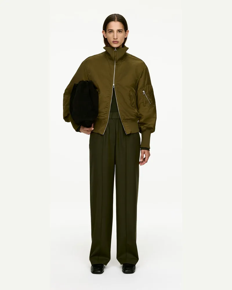 Arket Elegante Hose Mit Elastikbund -Grün Grün
