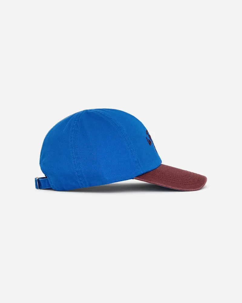 Arket Cap Aus Twill Mit Blockstreifen -Blau Blau