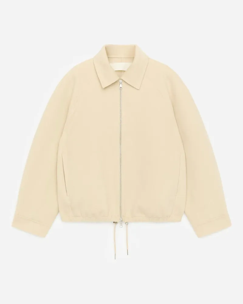 Arket Doubleface-Jacke Aus Wollmischung -Beige Beige