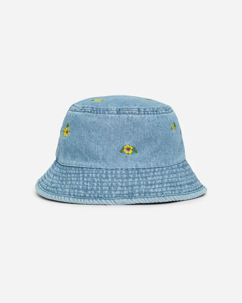 Arket Fischerhut Mit Stickerei - Blau Hellblau