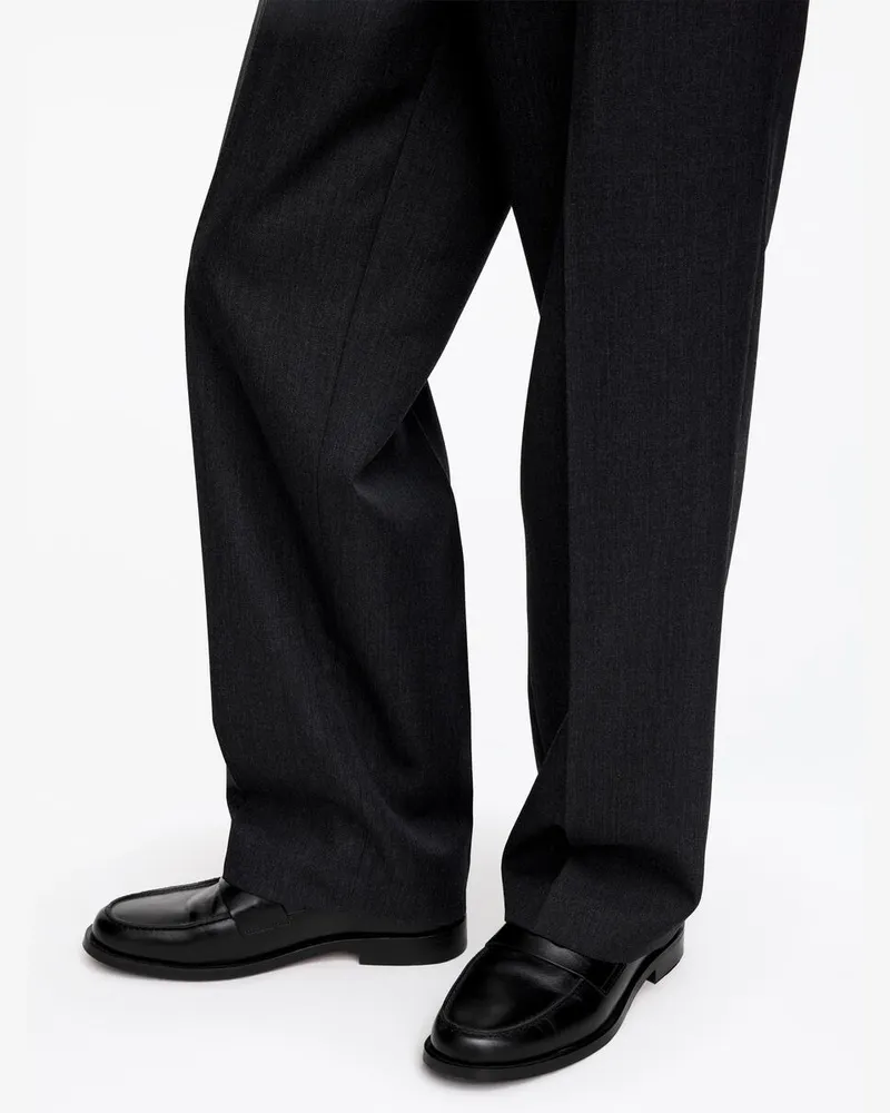 Arket Loafer Aus Leder -Schwarz Schwarz