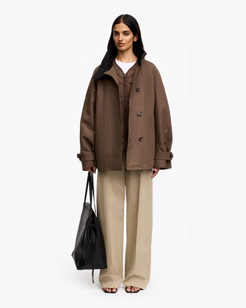 Arket Lockere Baumwolljacke -Beige Beige