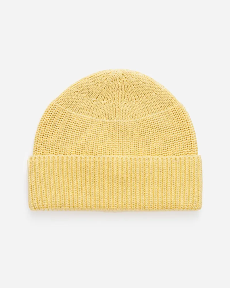 Arket Fisherman-Beanie -Gelb Gelb