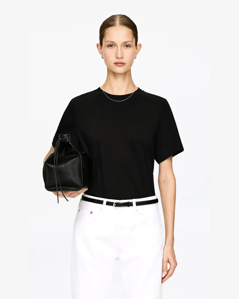 Arket LILY Charakteristisches T-Shirt -Schwarz Schwarz