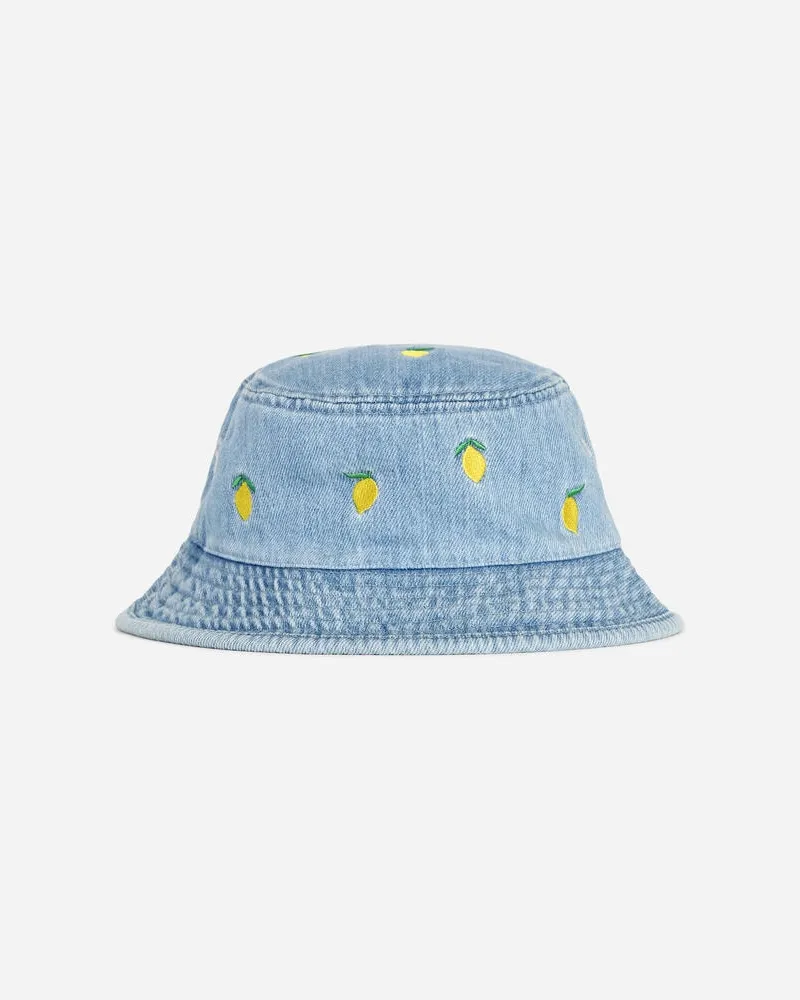 Arket Fischerhut Mit Stickerei -Blau Blau