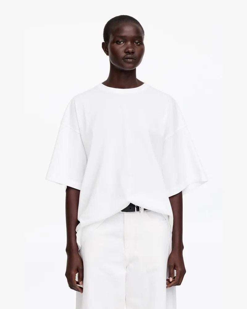 Arket Oversize-T-Shirt -Weiß Weiß