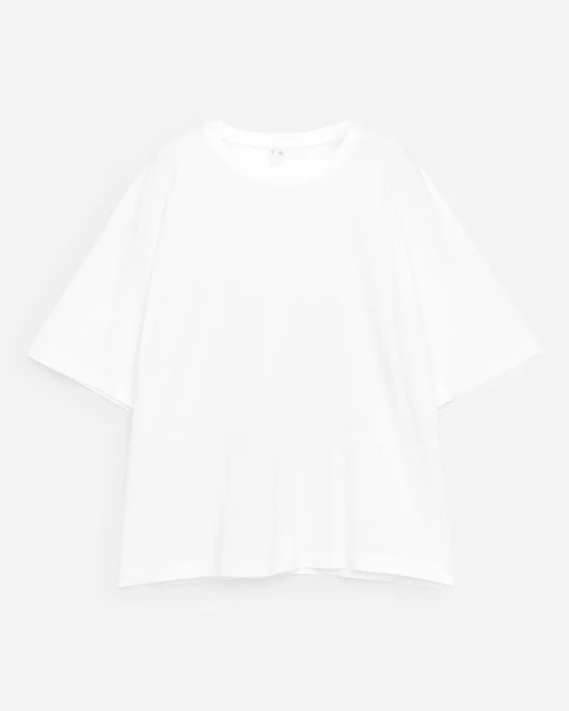 Arket Oversize-T-Shirt -Weiß Weiß