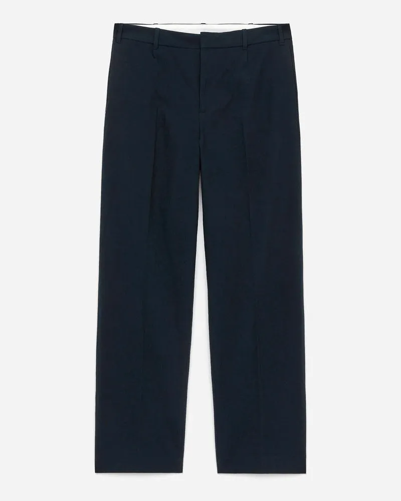 Arket Strukturierte Hose - Blau Dunkelblau
