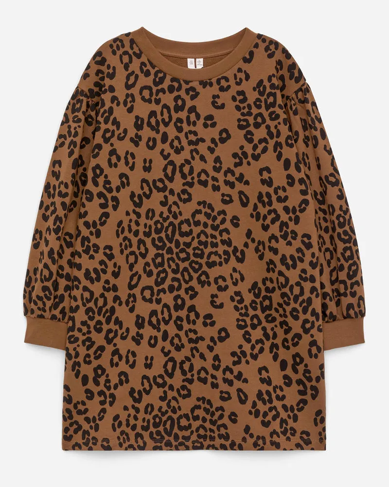 Arket Sweatshirtkleid Aus Baumwolle -Braun Braun